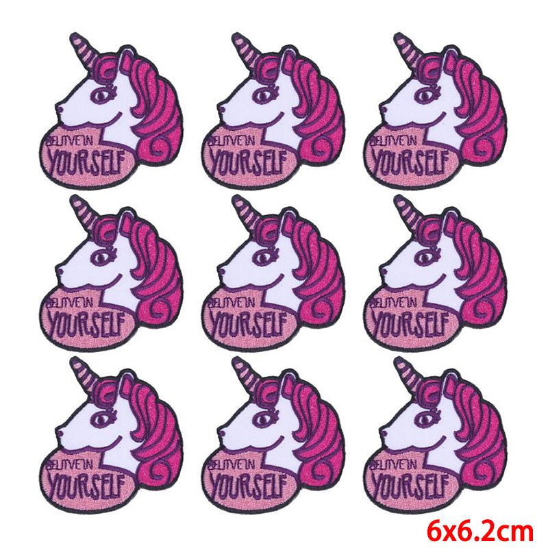 10 Pcs/lot Wholesale Embroidery Patch Iron On Patches For Clothing Patches On Clothes Jackets Decor Applique Sew Supplies