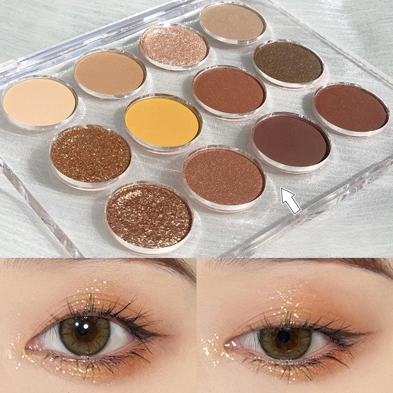 9/12/15/18/20/25 culori Fard de pleoape cu sclipici mat Palete de fard de pleoape Pigment Diamond Shimmer Nud strălucitor Machiaj Sclipici pentru ochi Creații de frumusețe