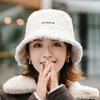Winter Warm Fleece Bucket Hat for Men Women Cold Resistant Fisherman Cap Outdoor Cold Resistant Panama Fisherman Cap Casual Cap