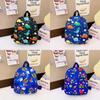Dinosaur Cartoon Backpack For Kids Nylon Fabric For School And Everyday Use