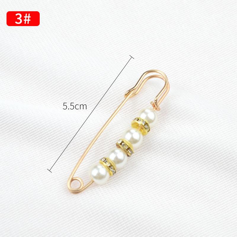 Broche d'été en perles pour ceinture, boucle anti-exposition pour jeans