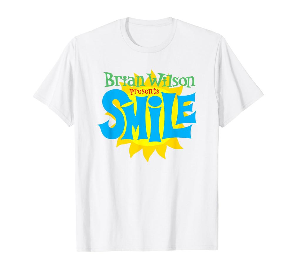 The Beach Boys Brian Wilson Smile Хлопковая Белая Футболка Все Размеры TR432 Унисекс XXXXL