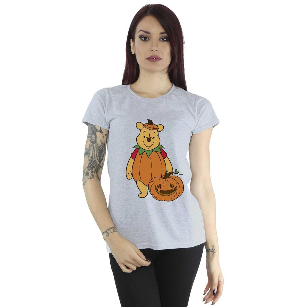 Winnie the Pooh Damen/Damen Kürbis Halloween T-Shirt