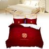 Arsenal Pattern Digital Print Bedding Set With Active Dyeing For Bed Kids Bedroom Decor