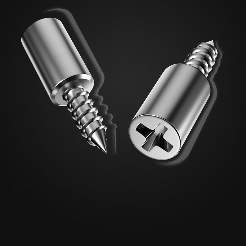100Pcs Anti-Slip Rubber Sleeve Laminate Support Screw Multifunction Integrated Screw Set Shelves
