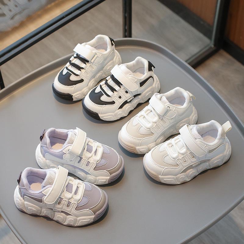 Unisex Kids Breathable Running Shoes - Soft Sole Little Sneakers for Spring & Autumn