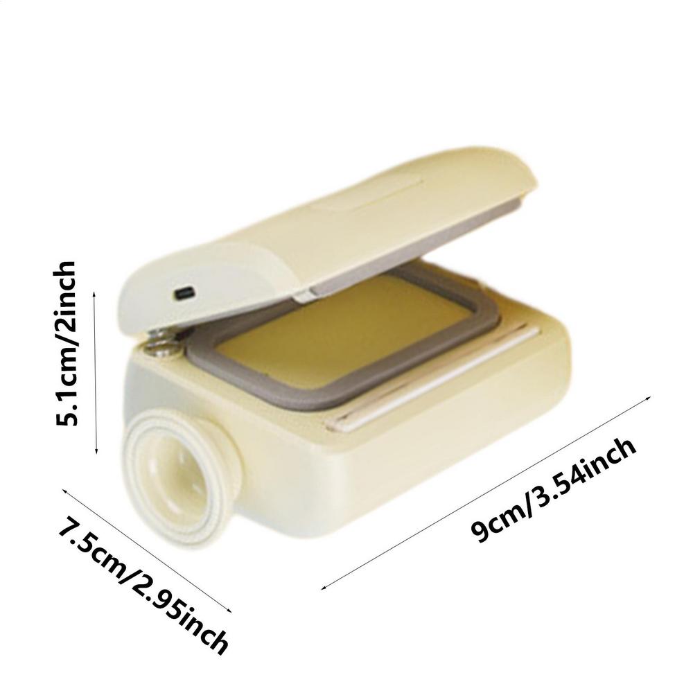 

Mini Sealer Plastic Bag Sealing Machine Portable Food Package Bags Sealer Rechargeable Handheld Plastic Bag коричневый