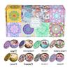 Ethnic Style Aromatherapy Candle Gift Set with Tinplate Dried Flowers