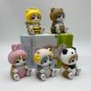 4cm Mofusand Action Figure Set Animal Headwear Doll Cute Pvc Model Blind Box Desktop Decoration Crafts Toys Birthday Gift