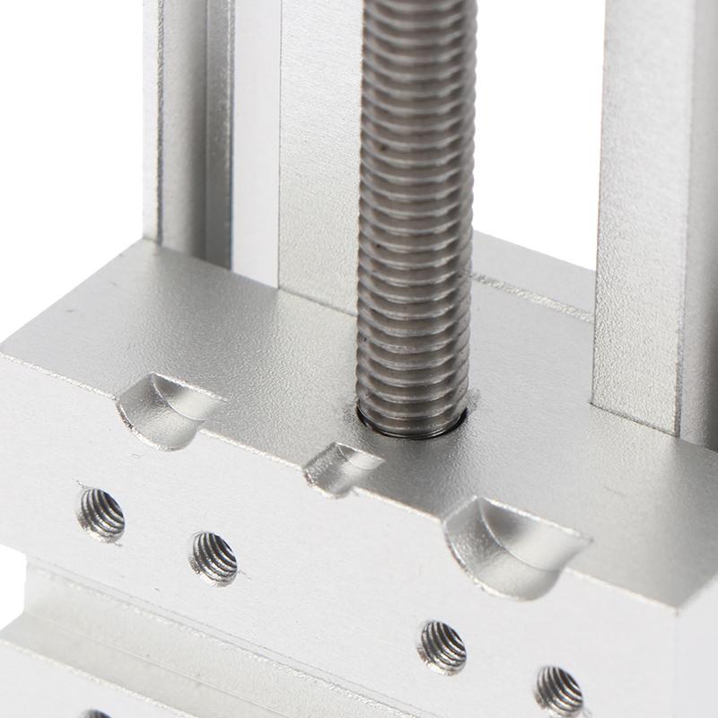 Micro Exquisite Drill Press Vise With Rubber Soft Jaws Portable Drilling Guide Jig Woodworking Adjustable Punch Locator