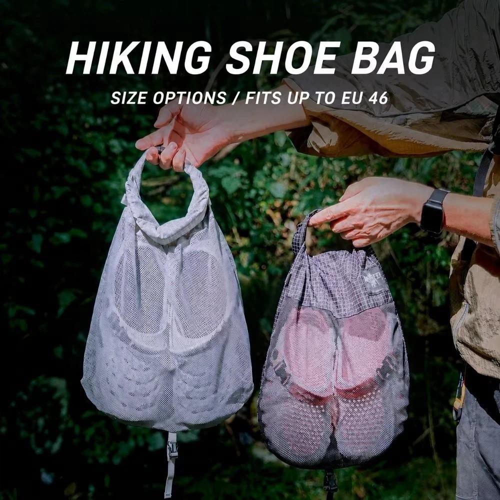 Breathable Hiking Shoe Storage Bag Dirt-proof Outdoor Expansion Bag Camping Use
