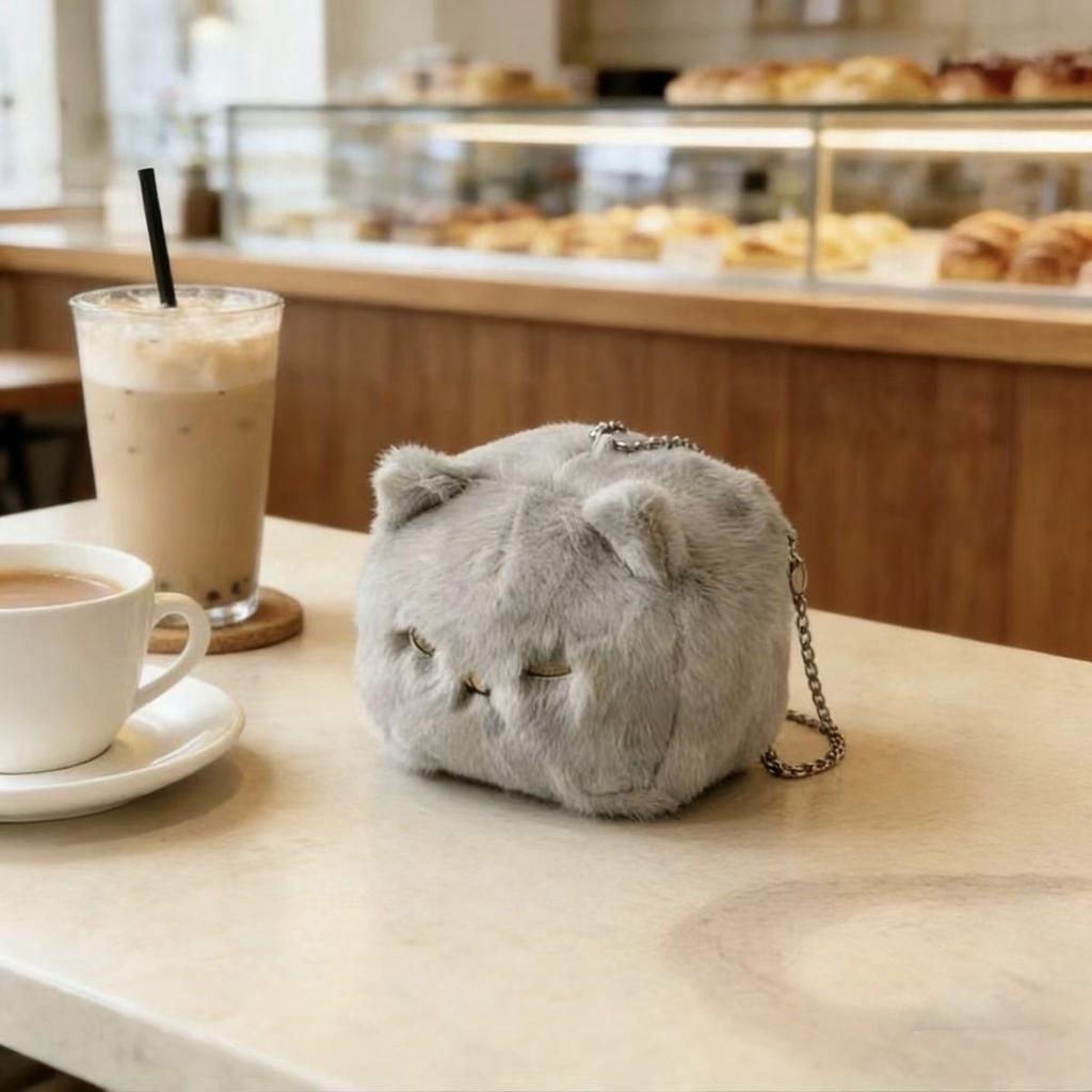 9Cm Cute Black Cat Plush Toys Kawaii Squishy Tofu Cat Pendant Soft Cartoon Animal Keychain Bag Charm For Kids Gifts Home Decor