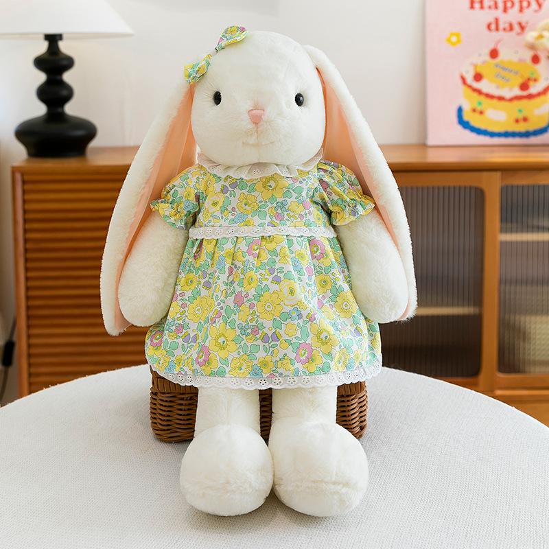 Cute Flower Rabbit Plush Toys Toys for Best Friend Birthday Gifts for Chinese Valentine's Day Confession Dolls for Dolls Home Decorations