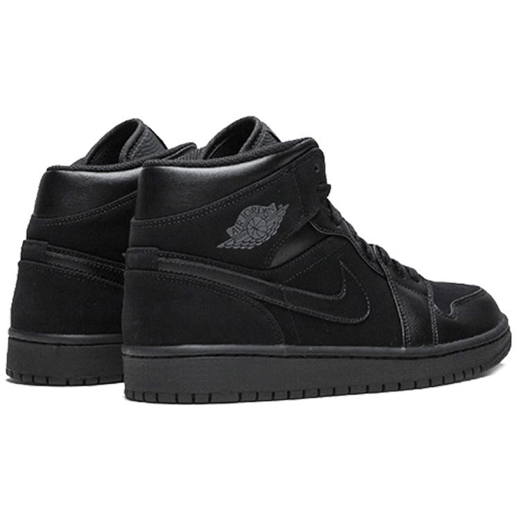 Jordan 1 Mid Triple Black 2018 554724-050