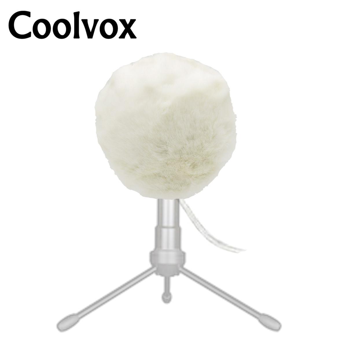 

Dead Cat Music Studio Equipment Outdoor Artifical Fur Windscreen Condenser Microphone Cover Muff Windscreen for Blue Snowball білий