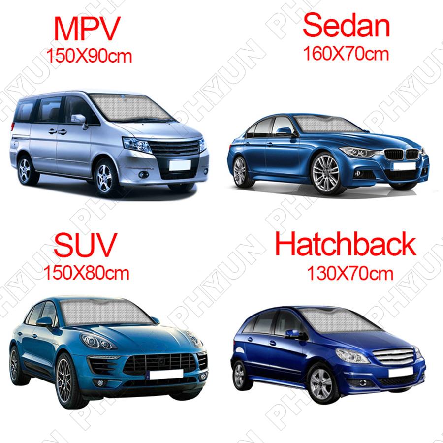Car Sunshade Front Window Shade Cover Universal For Hatchback Window Windshield