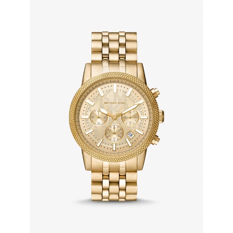 

Мужские часы Michael Kors Oversized Hutton с золотистым покрытием MK8953 золотой