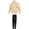 Zip Collar Long Sleeve Knit Top And Cuffed Mid Waist Long Pants Casual Sports Set Men Sets 673645+848257