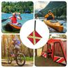 Truck Cargo Red Flag - Kayak Truck Trailer Flag, High Visibility Reflective Waterproof Abrasion Resistant Accessories