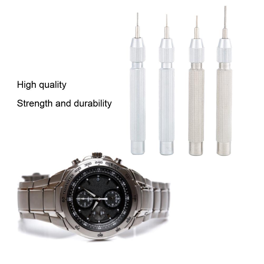 4pcs Stainless Steel 0.7 0.8 0.9 1.0 Watch Punch Watch Band Link Pin Remover Tool