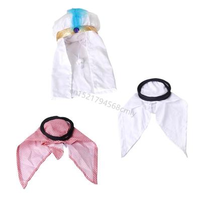 Creative Role Play Pet Arab Hat Headscarf For Kittens And Small Dogs For Photo Props And Celebration 6XDE