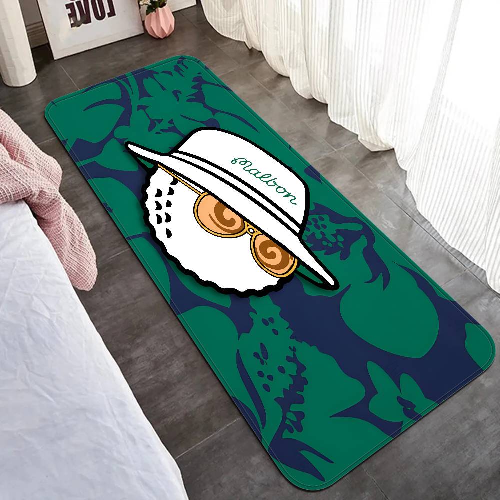 Fashion M-Malbon G-Golf Floor Mat INS Style Soft Bedroom Floor House Laundry Room Mat Anti-skid Household Carpets
