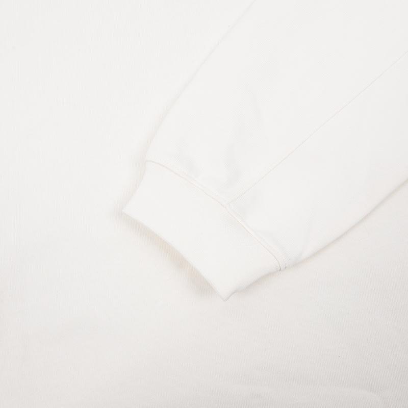 Li-Ning Round Neck Knitted Loose Sports Long Sleeve T-Shirt Unisex Tops Off-White ATLU317-2