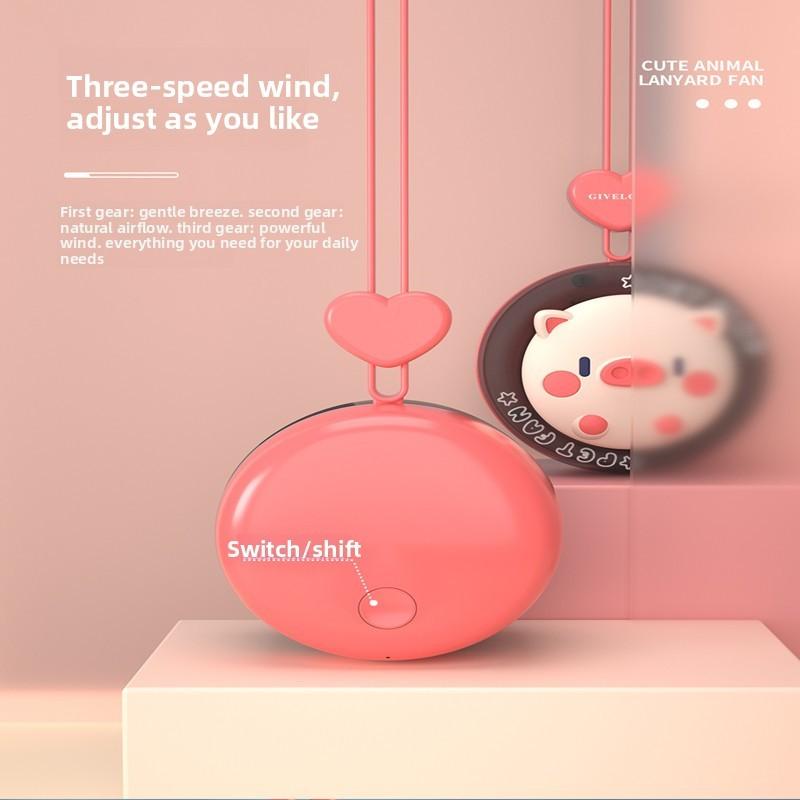 Pokmon Mini Handheld Fan With Usb Rechargeable Noleaf Design For Kids Outdoor Use