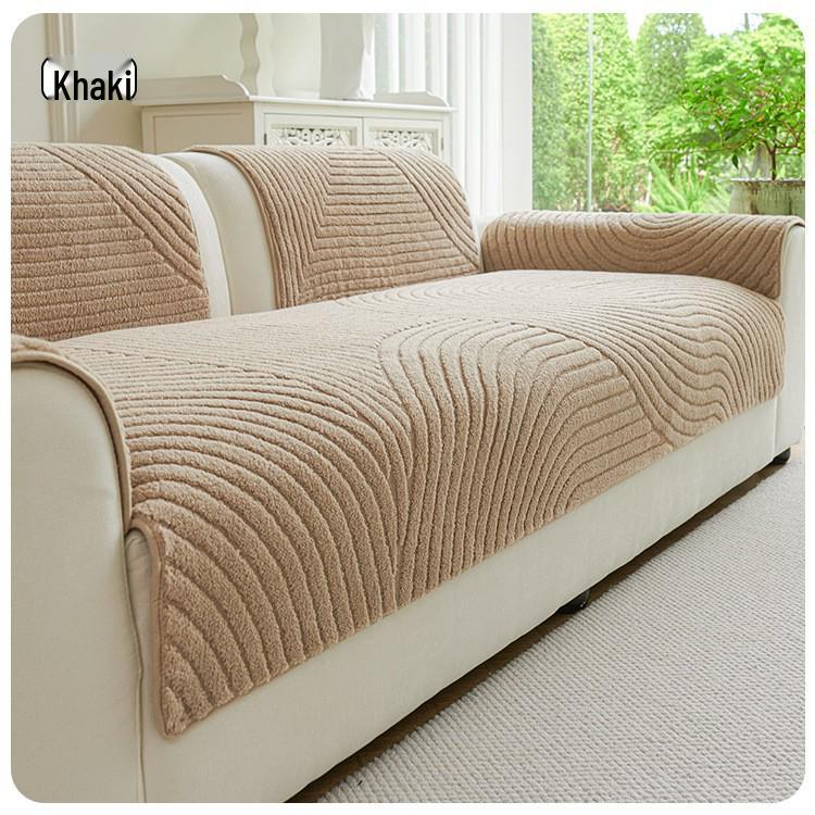 

Зимняя подушка для дивана HiPhi Velvet: Нескользящее, Плюшевое Роскошное Одеяло-Чехол на Сиденье 70x70 cm