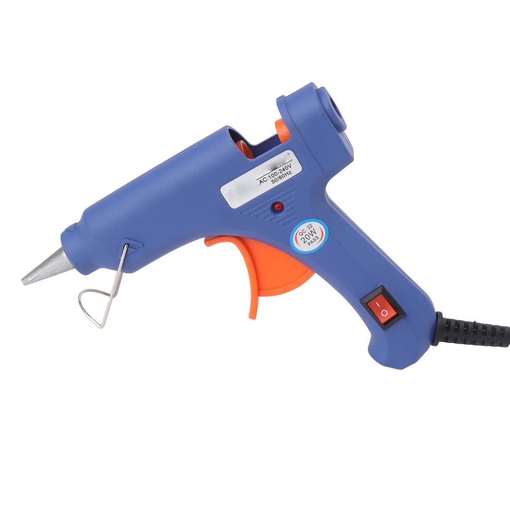 20W Heißklebepistole Tragbar Manuell Elektrisch Heißklebestifte Werkzeug für DIY Kunst Handwerk Hausreparatur Dekoration