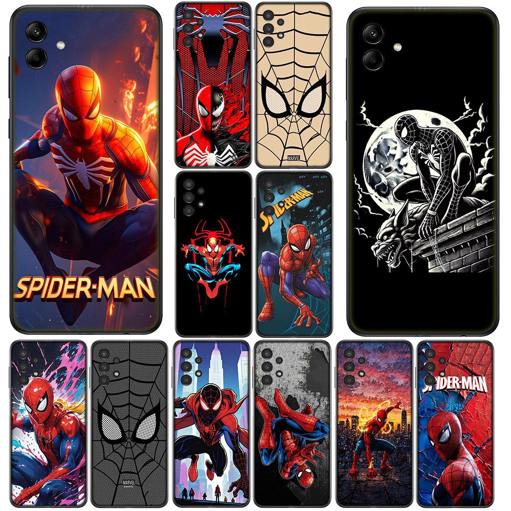 Spiderman Marvel Spider Man Casing Phone Cover for Apple iPhone 16 15 14 11 Pro Max 7 8 Plus SE2 SE3 SE 2022 2020 Case