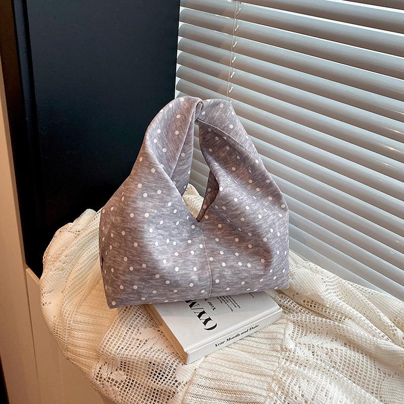 Kleine gepunktete Clutch-Tasche, Entspannter Stil, Großes Fassungsvermögen, Lässige Handtasche