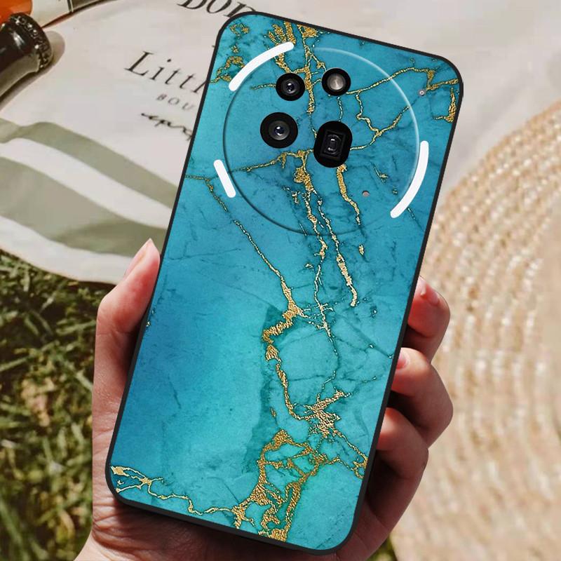 For Nothing Phone 3A Pro Case Phone3A Pro Cool Painted Silicone TPU Soft Cover for Nothing Phone 3A Pro A059P Cases Black Shells