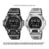 DW6900 Mod Kit metal case strap for Casio G-SHOCK DW-6900 modified stainless steel bezel diamond case bracelet watch accessories