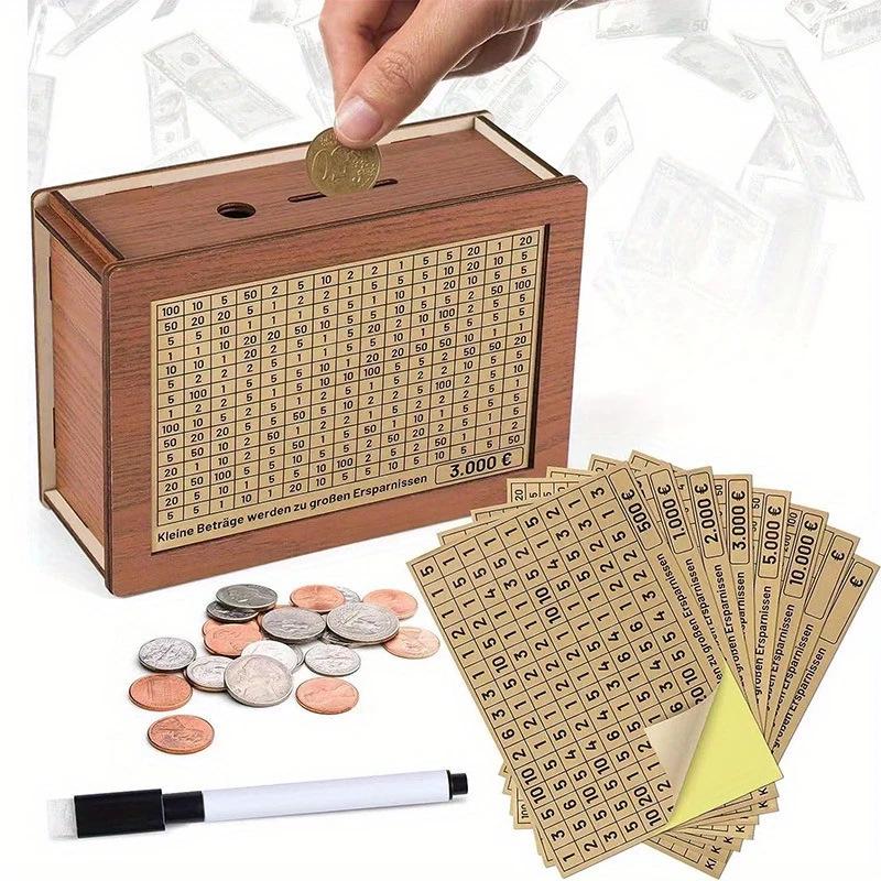 Creative Kids Wooden Piggy Bank with Counter — Target Savings Jar