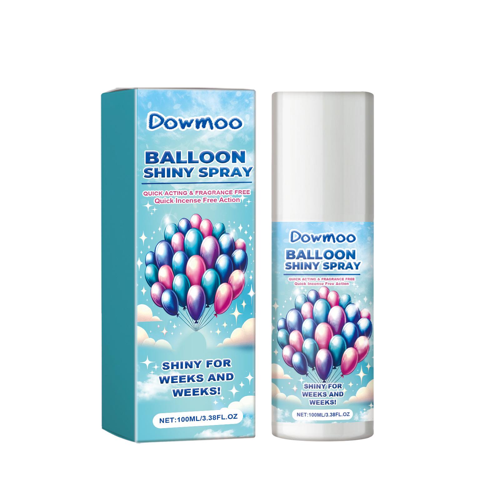 DOWMOO Balloon Brightener: Anti-Oxidation Gloss-Enhancing Spray for Long-Lasting Shine