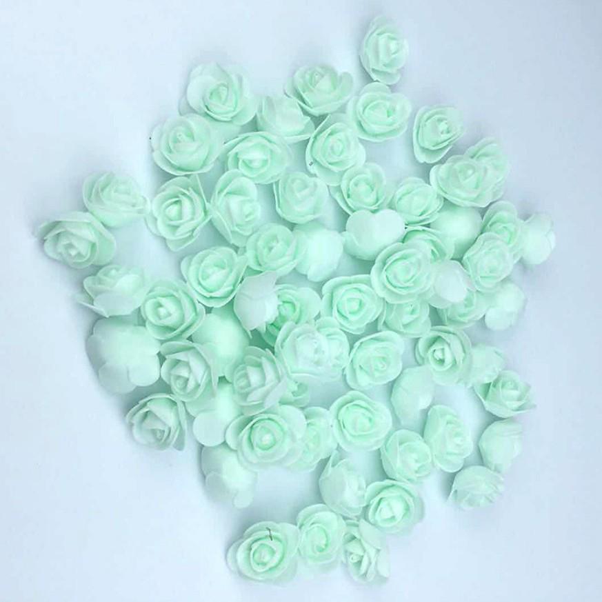 Trandafiri din spumă PE de 3,5 cm, 200 buc, Demontabili pentru Ursuleți din Spumă, Coroane și Decorațiuni