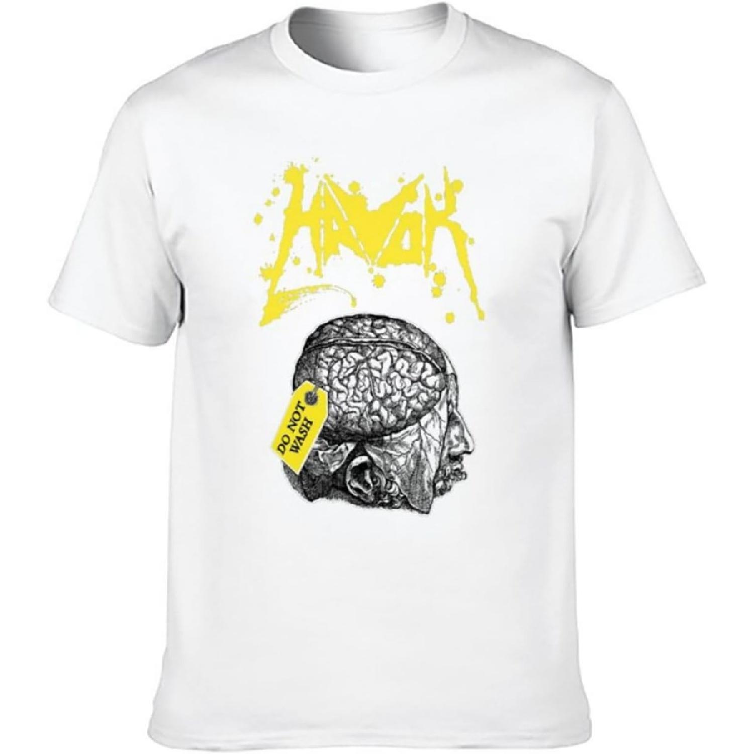 Havok Thrash Metal Band T Shirt Men Tops Tee White XXXXXL белый