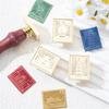 Building Theme Wax Stamp Head, Building Textured Wax Seal Stamp Head Replacement for Invitations Letter Envelope