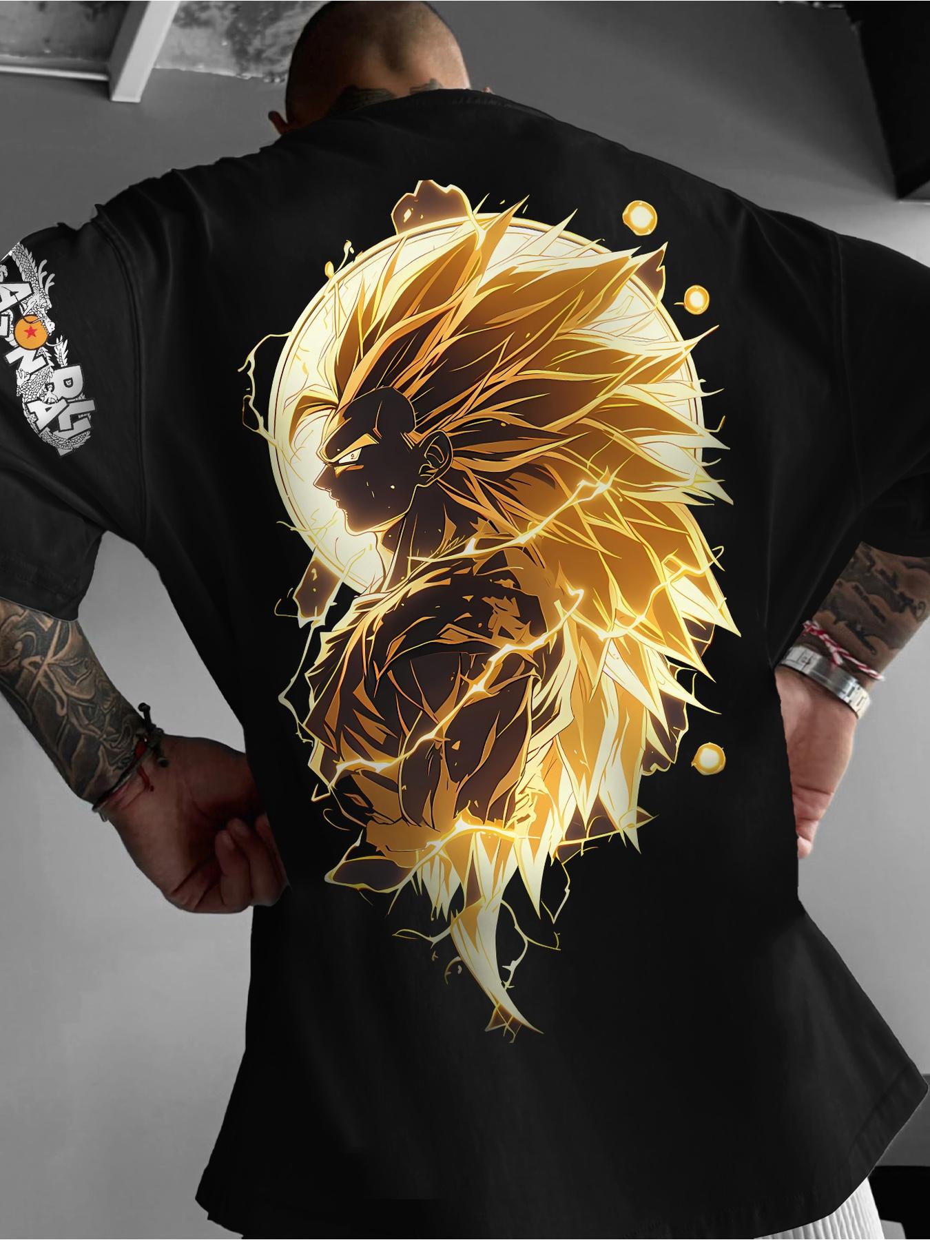 

Футболка с принтом Broly Черный узор Dragon Ball, Зеленые волосы, Усиление мощности, Логотип Z, Принт DAS, Супер Сайян, Уличная одежда 4XL