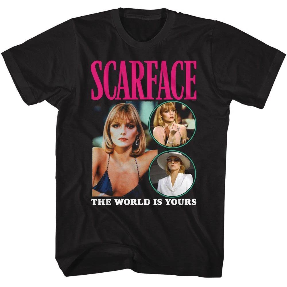 Scarface - Elvira World - American Classics - Solid Black Short Sleeve T-S 120