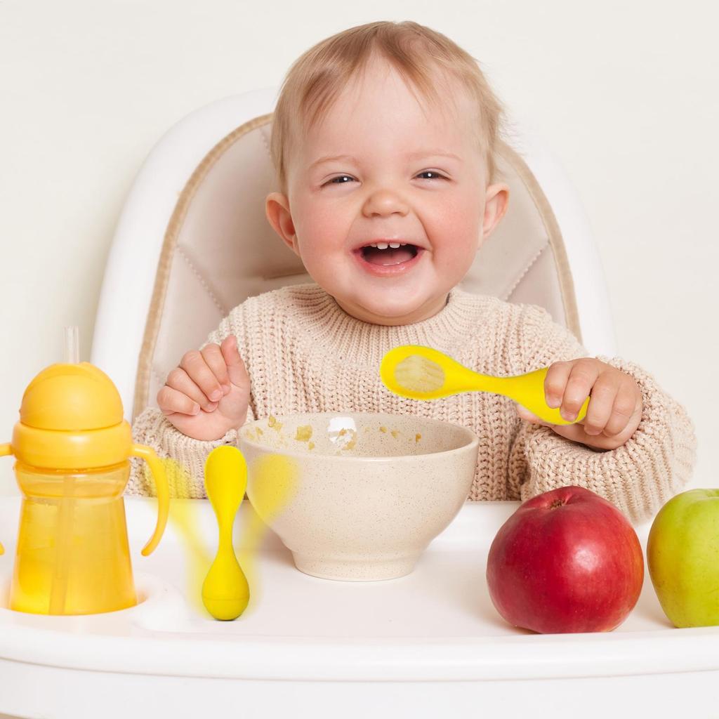 Spoons For Kids 3Piece Standing Non-stick Utensil High Temperature Resistant Toddler Spoons For Feeding Eating Lunch Dinner