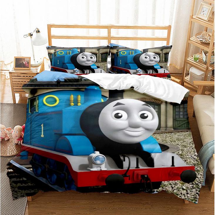 Cute Printed Quilt Cover Pillowcase Three-Piece Set Can Be Made Into Four-Piece 3D Digital Printing