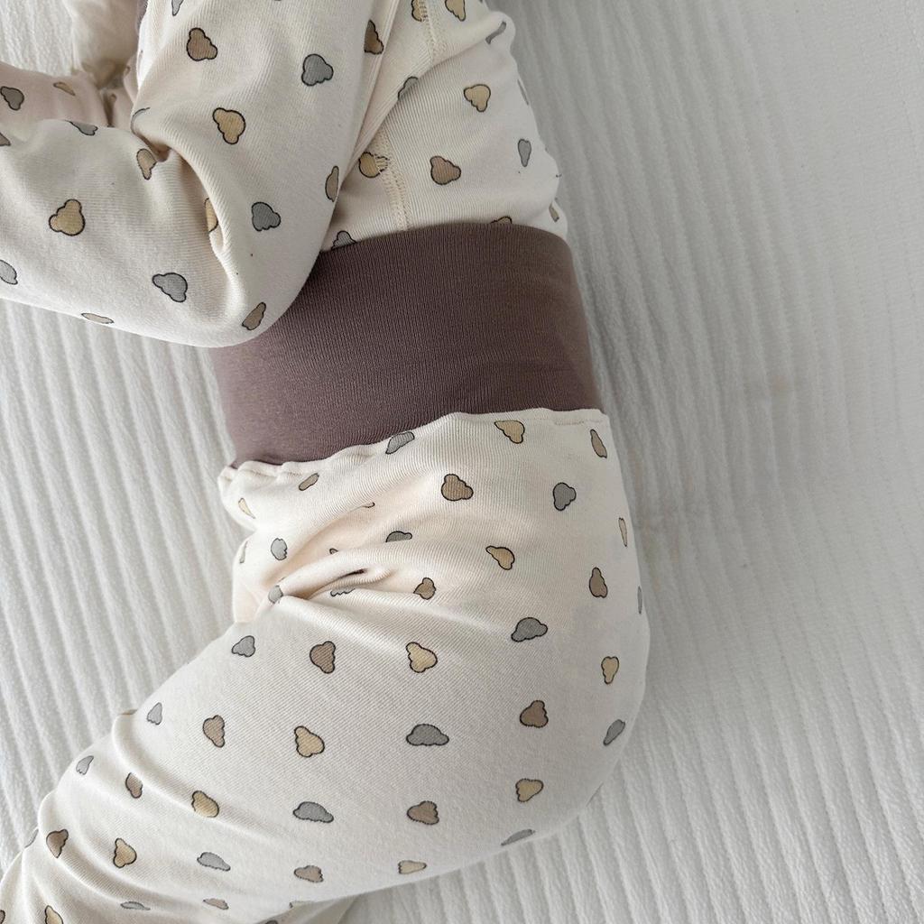 25 New Autumn/Winter Baby High Waist Cotton Underwear Set - Protect Belly Slim Fit Homewear Pants