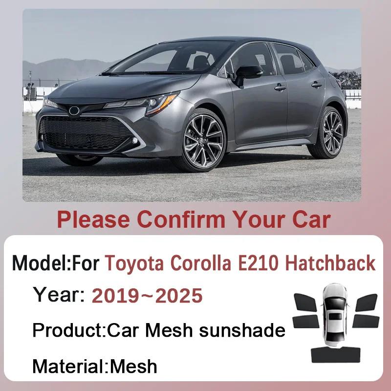 Magnetic Sunshade For Toyota Auris Corolla E210 Hatchback 2019~2025 Sun Visors Car Window Mesh Shades Curtains Auto Accessories