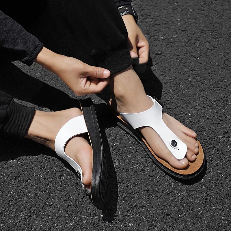 Brand Slippers Men Fashion Outdoor Indoor House Platform Male Beach Shoes Casual Men Sandals New in Summer Flip Flops Sandals