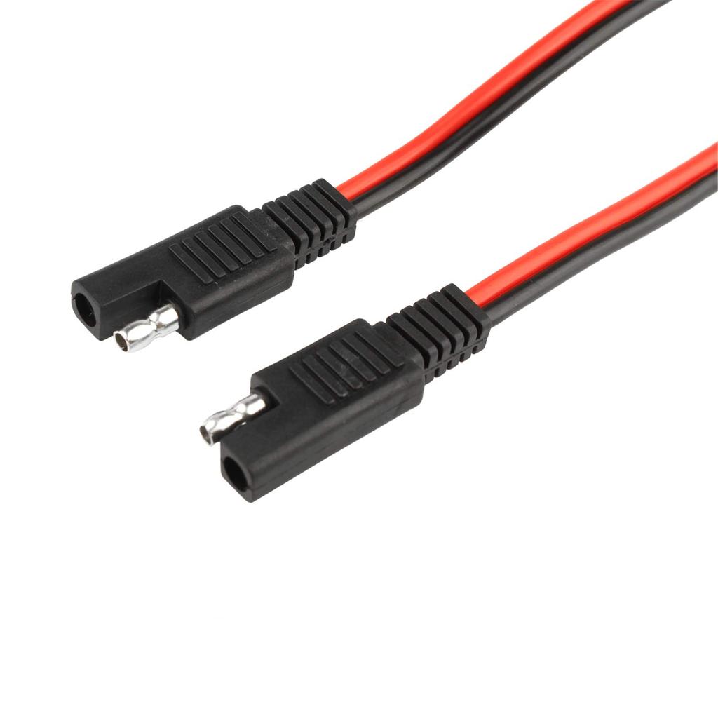 Sae to Sae 2 Pin Extension Cable DC Power 14AWG Quick Wire Harness to Sae Connector 120cm