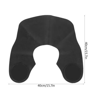 Silicone Barber Salon Shawl Collar Hair Dye Cape Haircut Hair Cutting Coloring Accessory