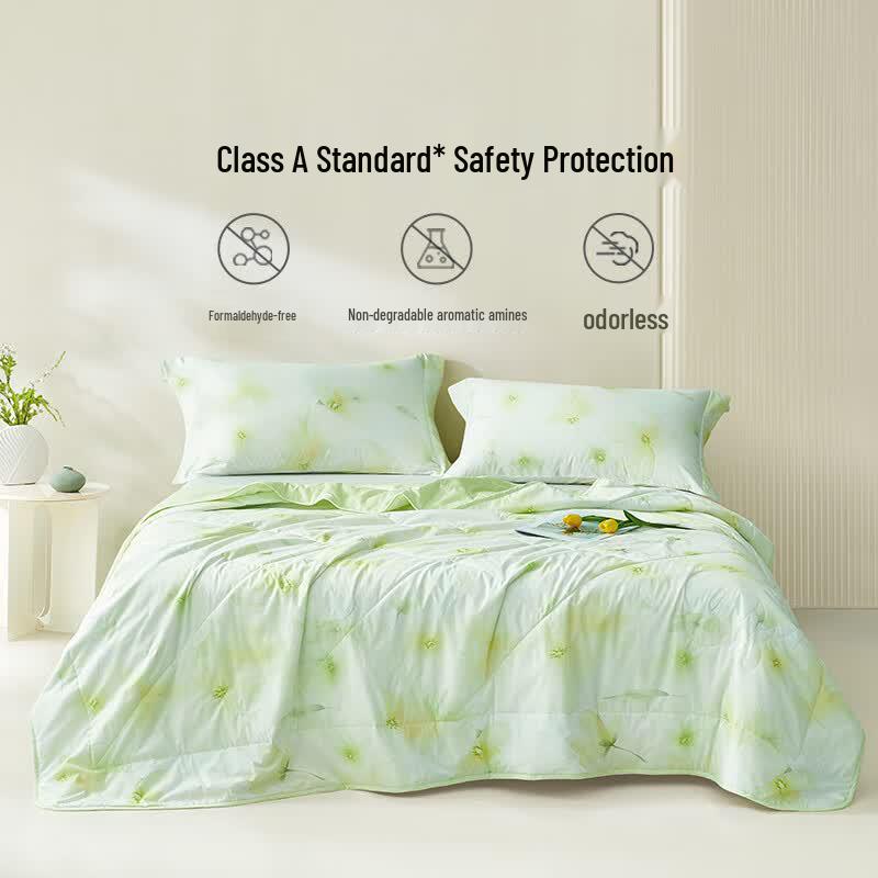 LUOLAI 100% Xinjiang Cotton Cover Washable Summer Quilt