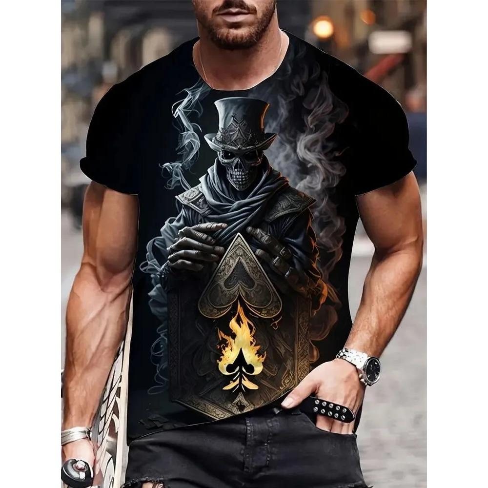 Zomer Dames Casual Mode Creatief Casual Dagelijks T-shirt Los Casual T-shirt 3D Digitale Kleur Geprint T-shirt
